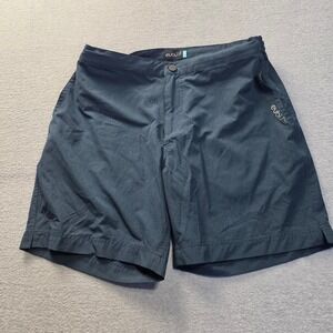 Eubi Hiking Cargo Shorts Mens Medium Black Lightweight Outdoor Performance Trail